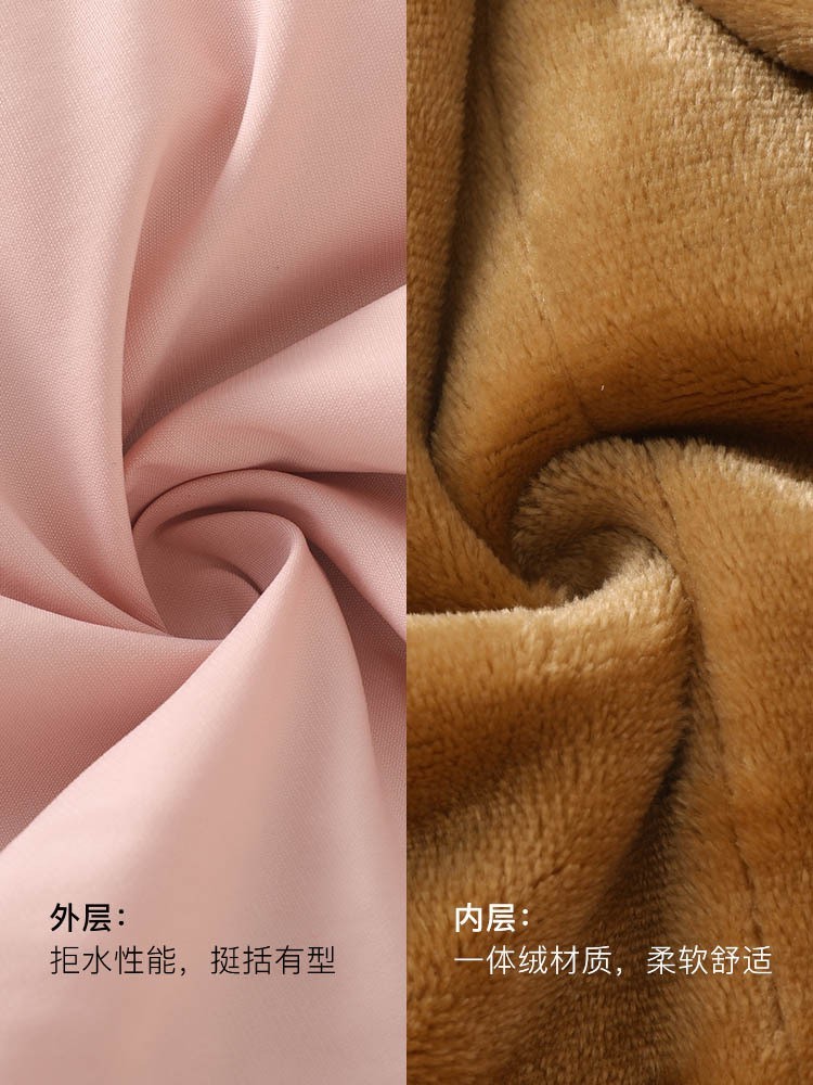 宝宝夹棉衣服2025新生儿棉服加绒爬爬服a类婴儿连体衣秋冬图3