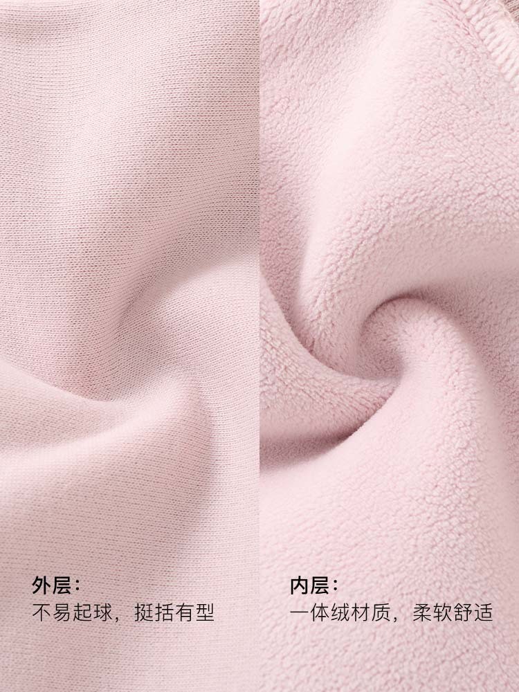 女童加绒上衣2025新款加厚男宝宝衣服秋冬款韩式风儿童卫衣图4