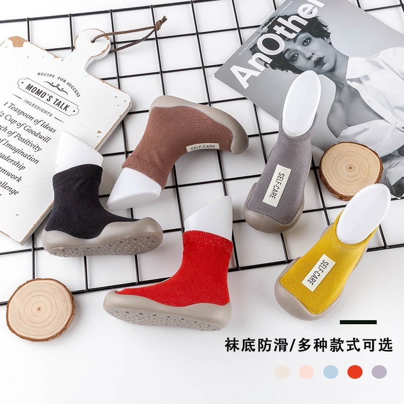 0-3岁pu软底宝宝鞋室内学步鞋婴幼儿袜子手工童趣轻便透气