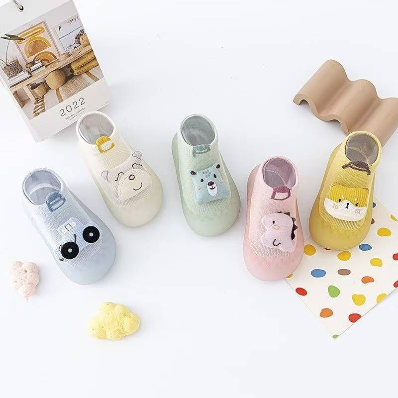 春秋新款学步鞋袜女宝卡通男宝地板鞋图3