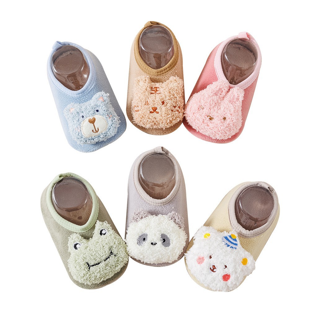 源头厂家儿童地板鞋室内加工定制来图加工婴儿来样地板袜样品图4