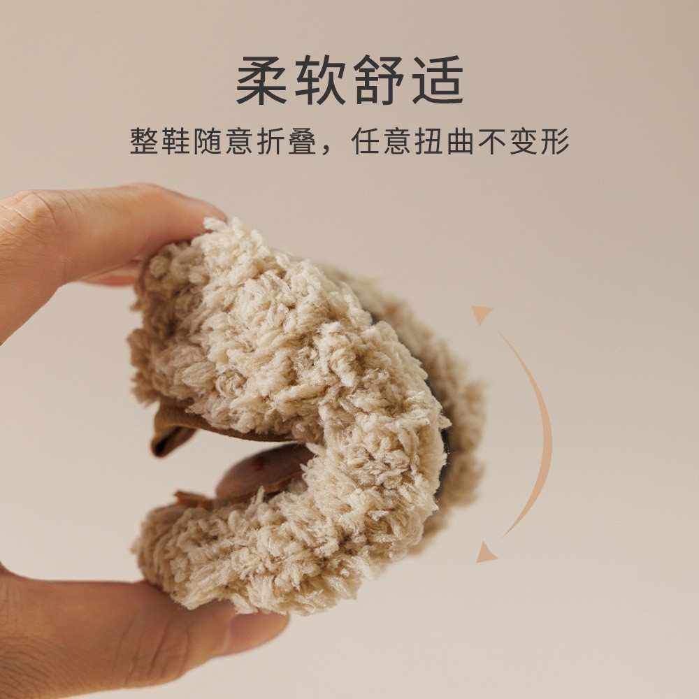 秋冬加厚防滑地板鞋宝宝袜子室内地板袜儿童学步袜婴儿卡通袜套鞋图3