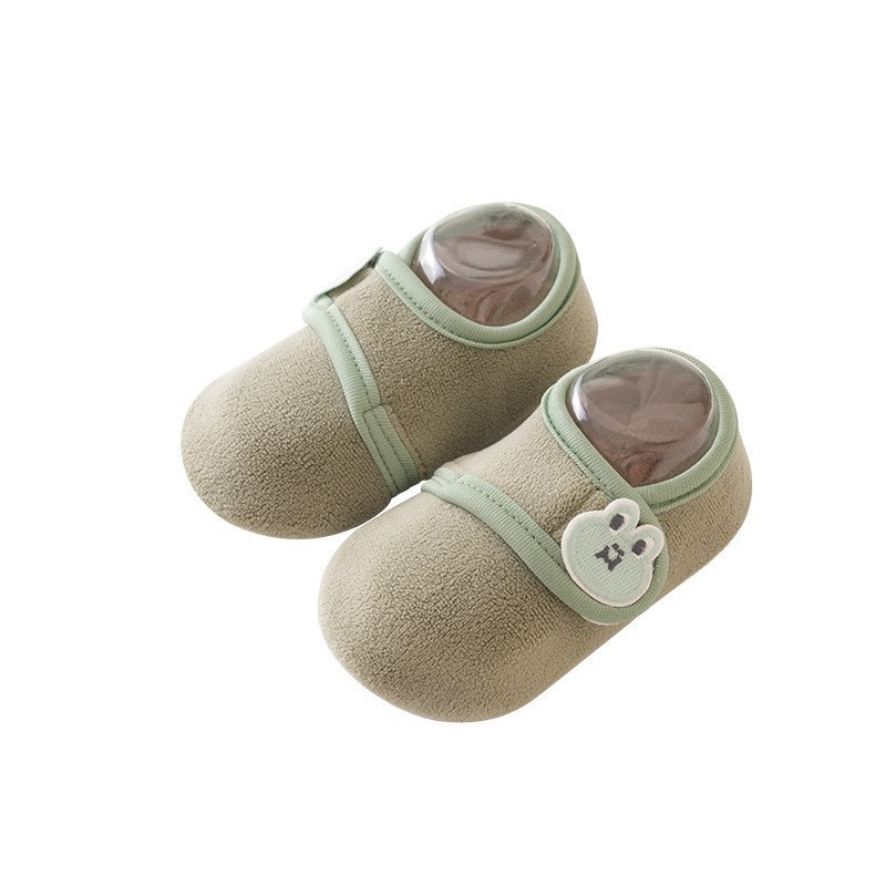 宝宝加厚保暖防滑地板鞋秋冬款儿童学步地板袜男童女童袜套婴儿鞋图2
