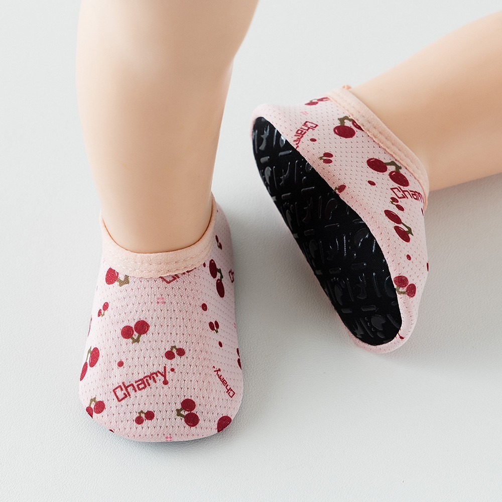 春夏款防滑耐磨地板鞋1-3岁儿童学步鞋宝宝婴儿a类网眼轻便室内鞋图3