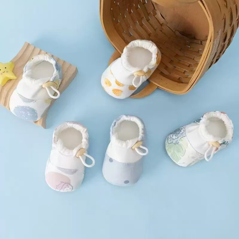 婴儿鞋0-3-12个月6到1岁步前鞋春夏季薄款松紧扣男女宝宝软底鞋子