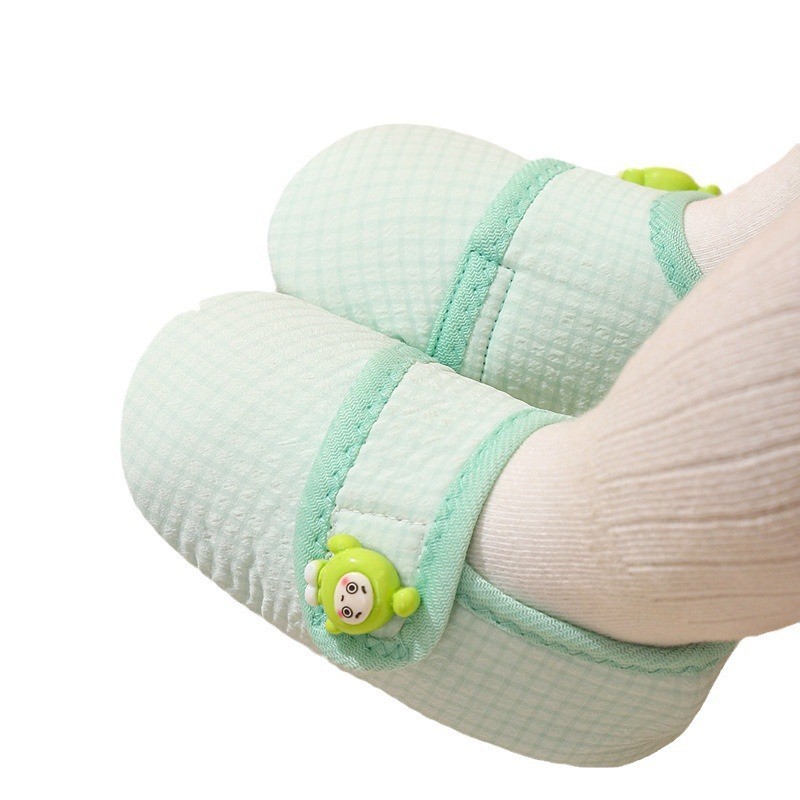 宝宝地板鞋春秋季魔术贴袜套儿童室内居家软底防滑隔凉学步鞋包脚图5