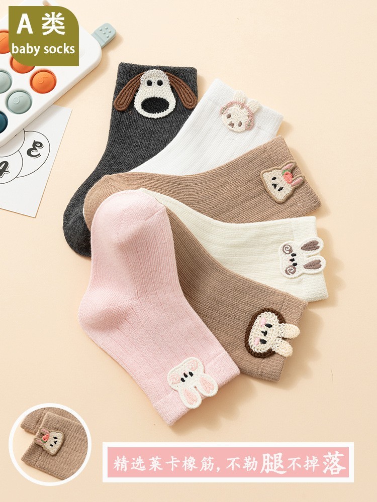 2026婴儿袜子春秋新品0-6-12个月宝宝a类棉袜子跨境专供图5