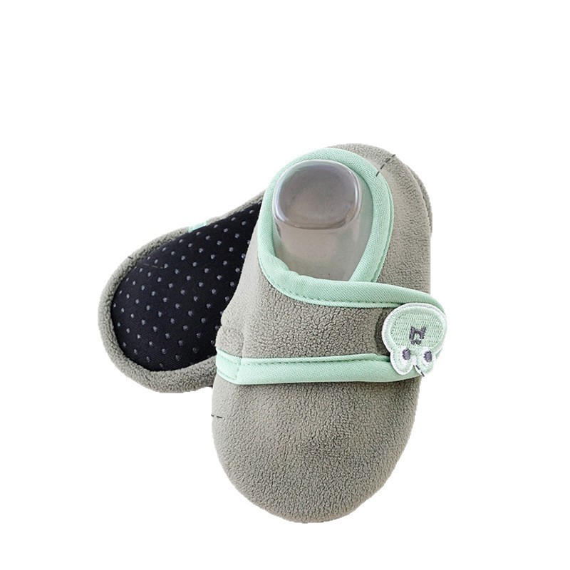 源头工厂韩版女童宝宝小皮鞋洋气仿丝绸玫瑰花软底单鞋婴儿学步鞋图2