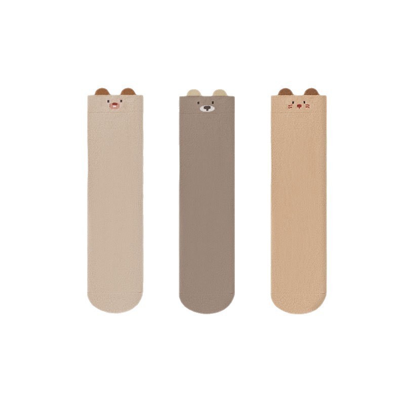 婴儿袜子a类秋冬可爱卡通过膝袜男童女童长筒袜精梳棉袜儿童袜子图5