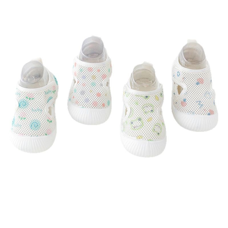 25夏季新款宝宝鞋婴儿0—3岁防掉学步鞋漏网透气软底童鞋厂家图5