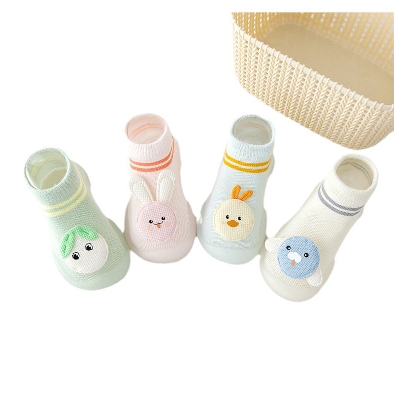 新品春季室内隔凉宝宝地板袜婴儿学步鞋袜软底儿童防滑地板鞋图5