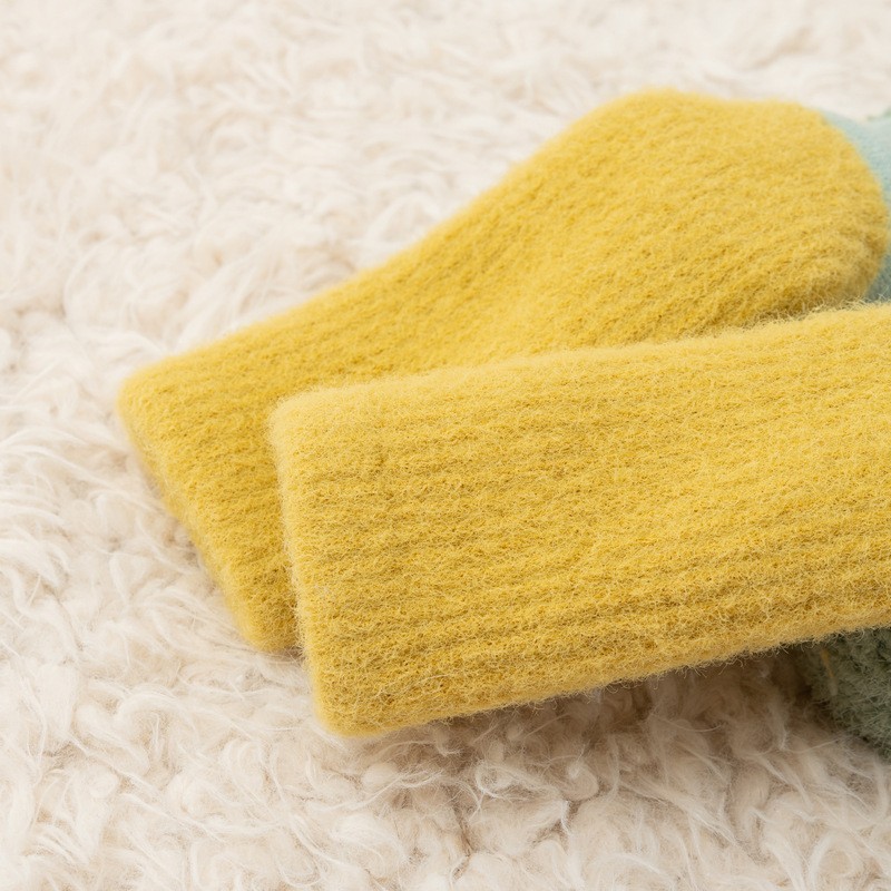 婴儿长筒袜秋冬款加绒加厚儿童袜子卡通高筒防滑袜宝宝学步地板袜图4