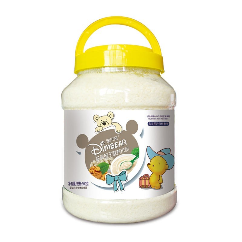 片状800克桶装婴幼儿钙铁锌营养米粉宝宝辅食高铁高钙米粉米糊图5