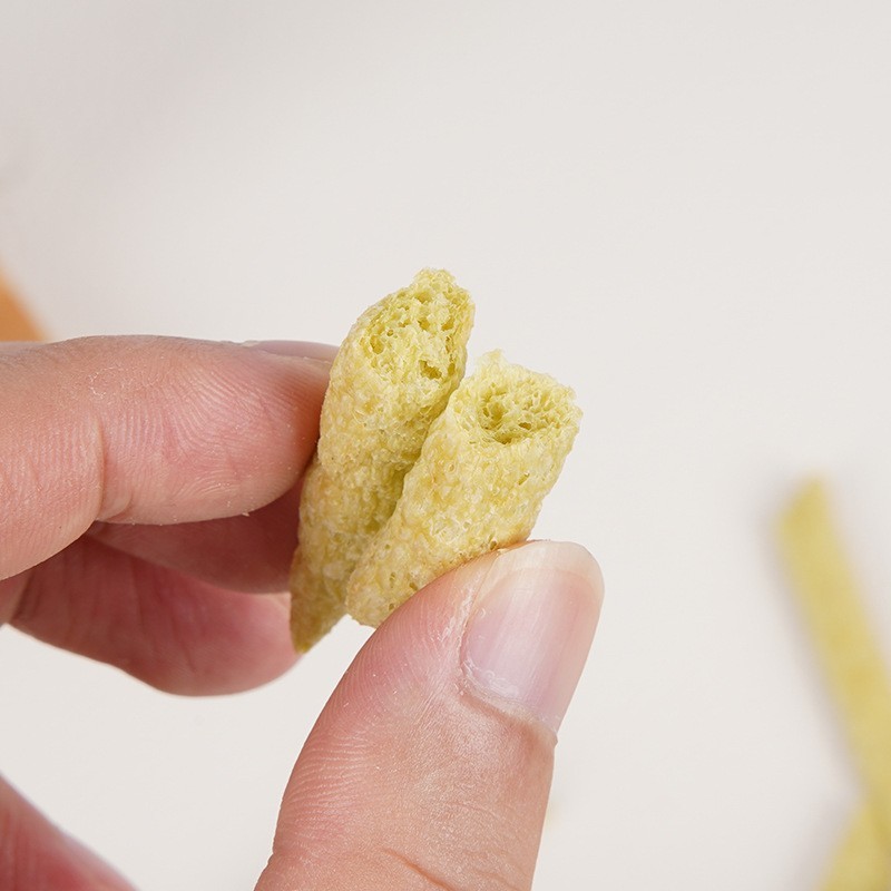 豌豆脆儿童休闲膨化食品办公室零食薯条膨化小零食定制图2