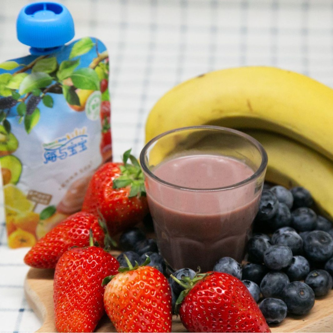 花牛苹果定制原料婴幼儿标准儿童零食果泥代工OEM混合图3