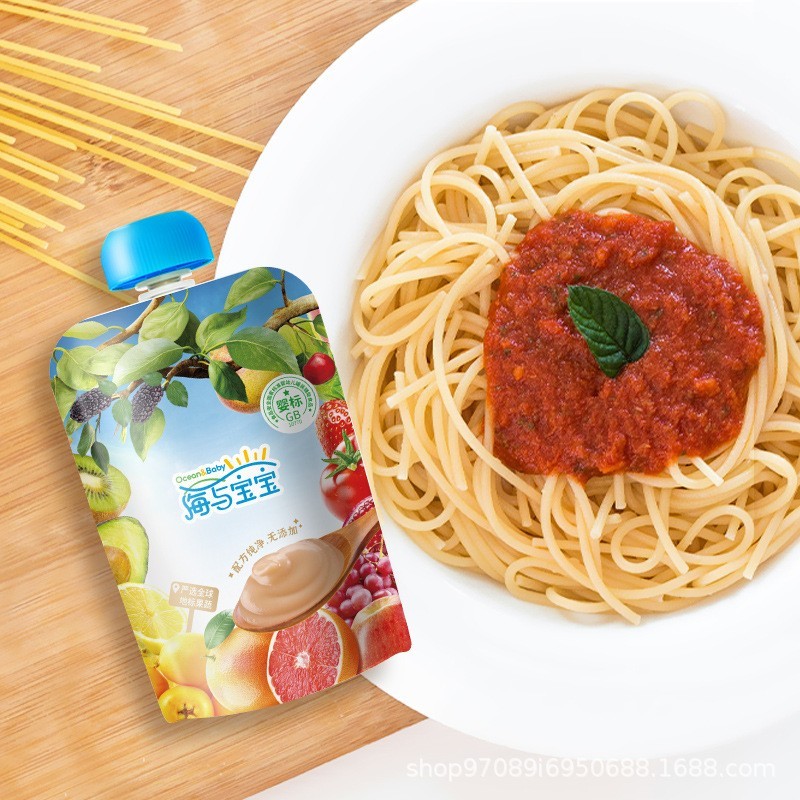 鳕鱼辅食婴儿番茄酱儿童无添加婴标零食代加工番茄沙司有机营养图4