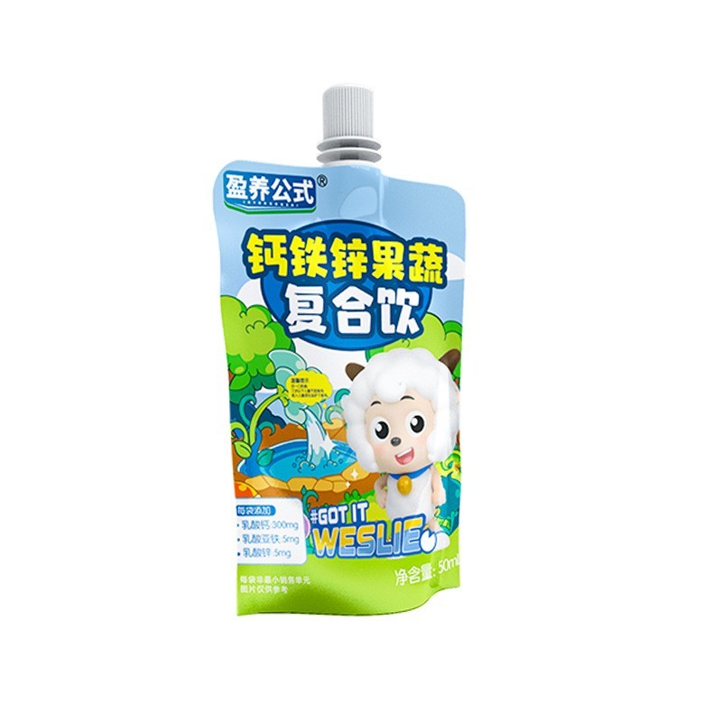儿童营养补充剂吸吸冻钙铁锌果蔬复合饮源头厂家图5