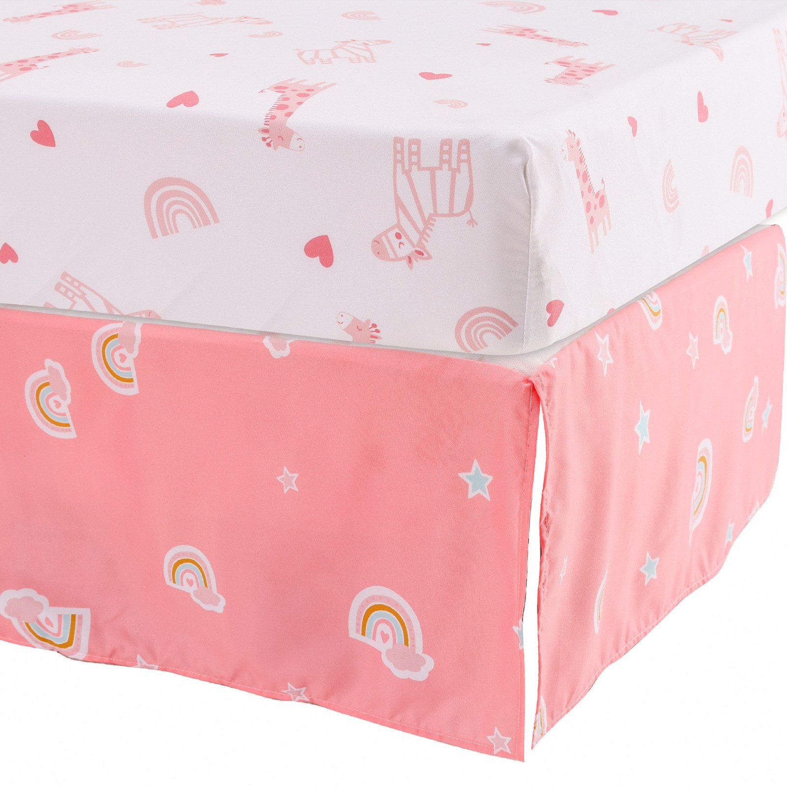 外贸工厂跨境新生儿套装儿童被床笠单床裙婴幼儿床上用品三件套图2