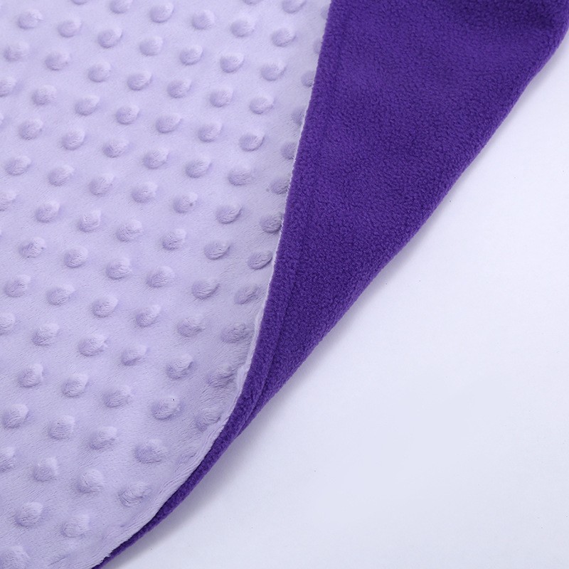 加厚双层儿童卡通羊羔绒毛毯 法兰绒婴儿抱毯 棉布压泡毯厂家图4