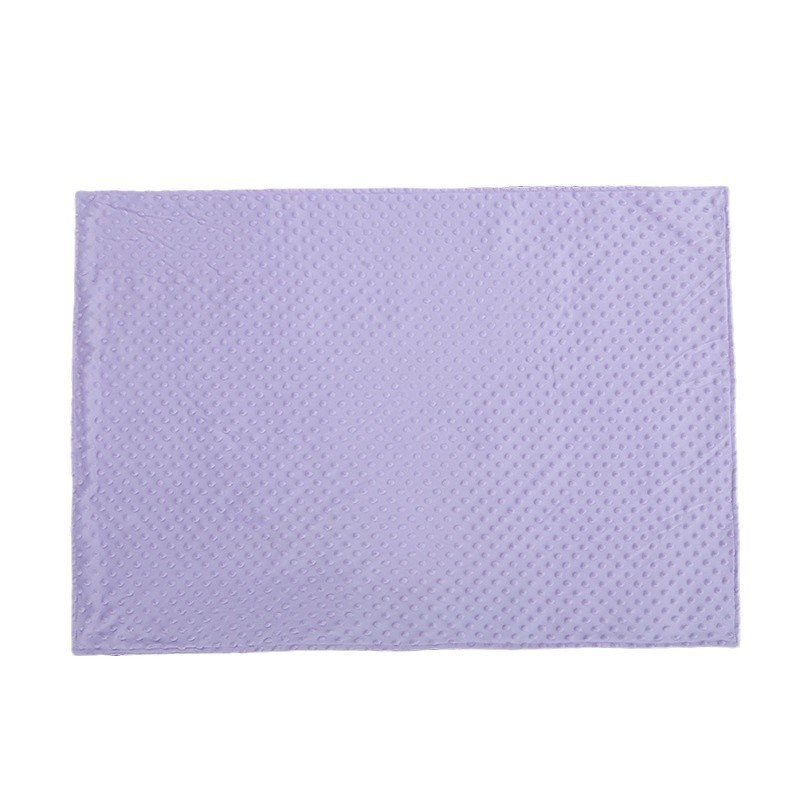 加厚双层儿童卡通羊羔绒毛毯 法兰绒婴儿抱毯 棉布压泡毯厂家图3