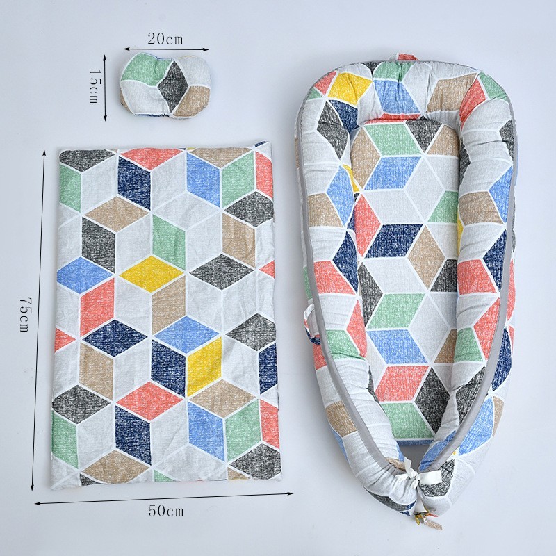 便携式婴儿床中床可拆洗宝宝睡觉小床新生儿仿生床婴儿床中床