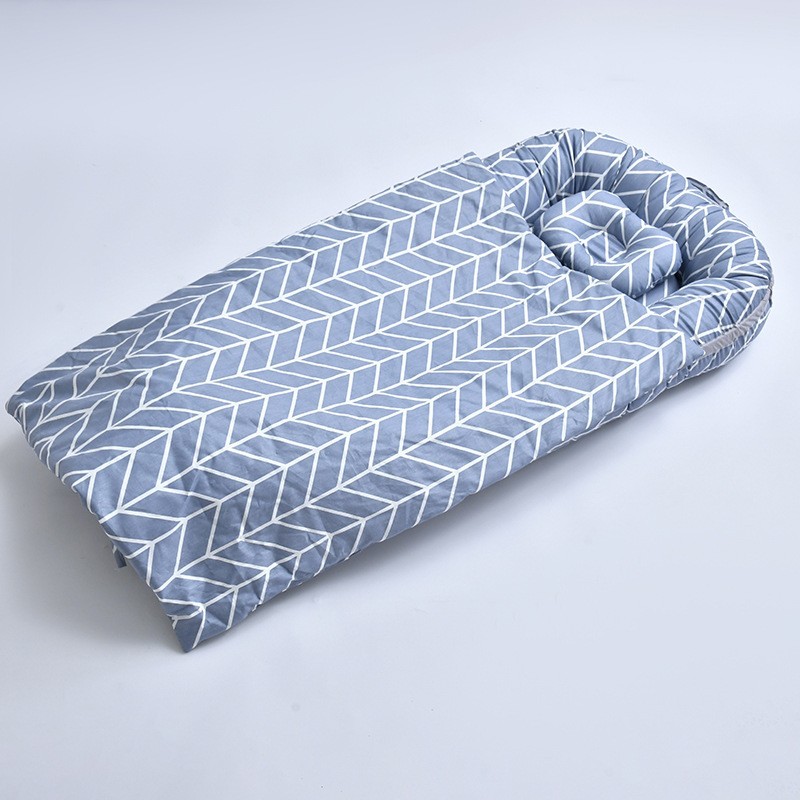 跨境可拆洗便携式防压婴儿床中床仿生婴儿窝婴儿枕旅行床中床图5