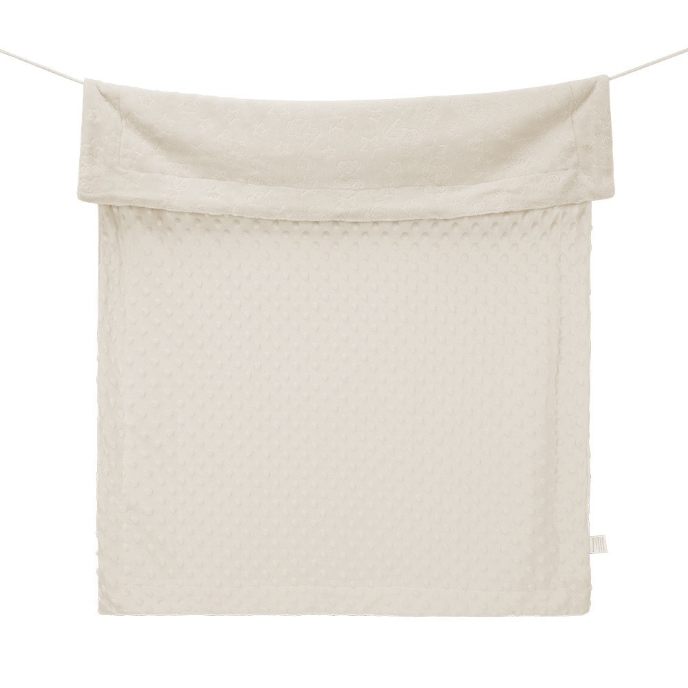 新生儿春秋安抚豆豆毯双面压泡法兰绒婴儿盖毯宝宝外出午睡空调毯图2