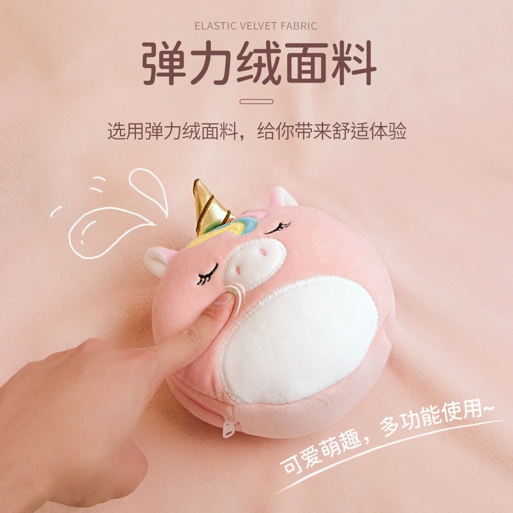 定制旅行便携枕头办公室午睡神器趴睡枕眼罩护颈枕U型枕礼品图4