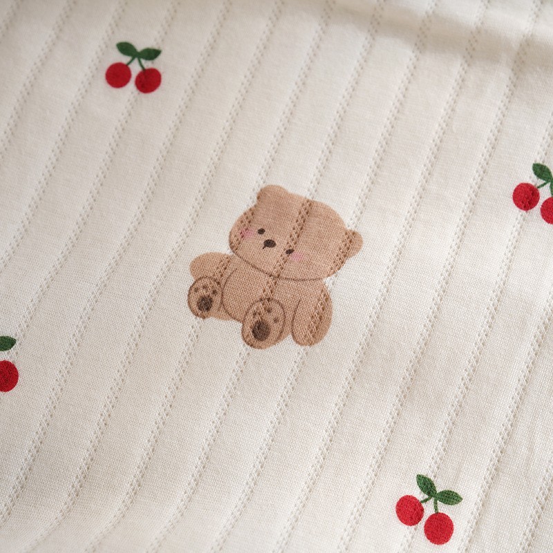 夹棉包单针织婴幼儿包被春秋款透气产房抱被初生新生宝宝包裹包巾图4