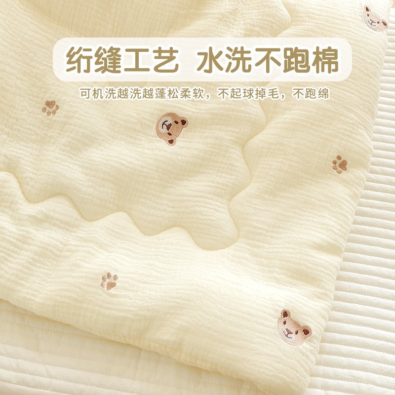 婴儿被子纯棉A类新生宝宝秋冬加厚盖被幼儿园午睡四季通用小被子图4