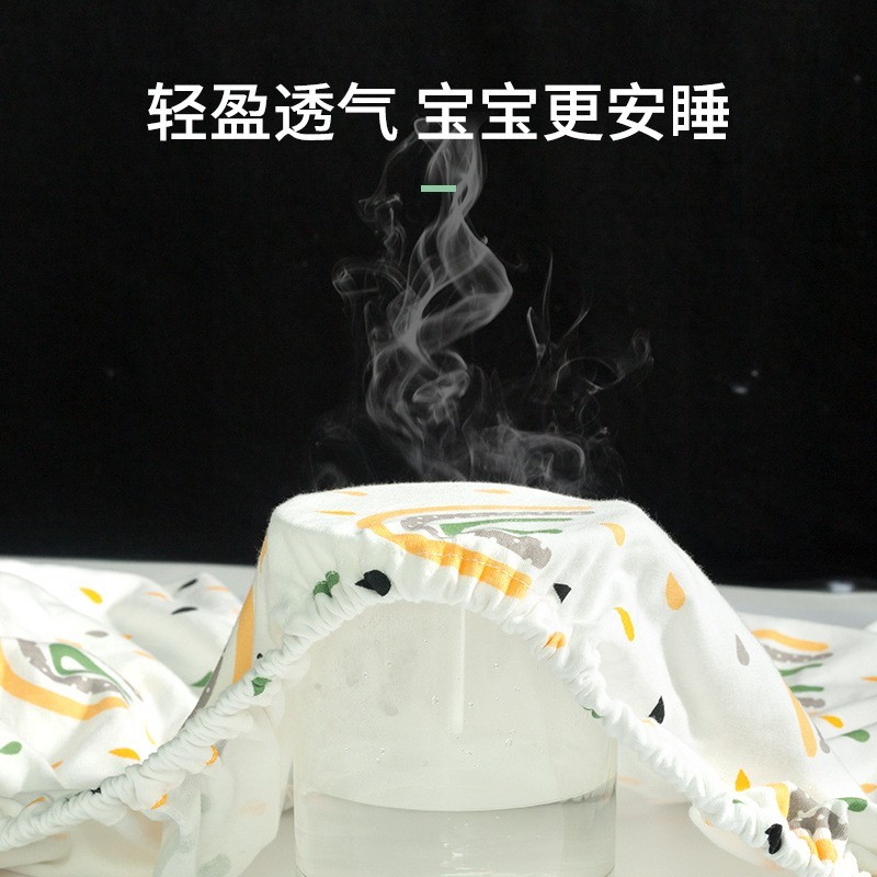 新款可爱宝宝床笠纯棉婴儿床单床包卡通儿童全包床罩夏季薄款图3