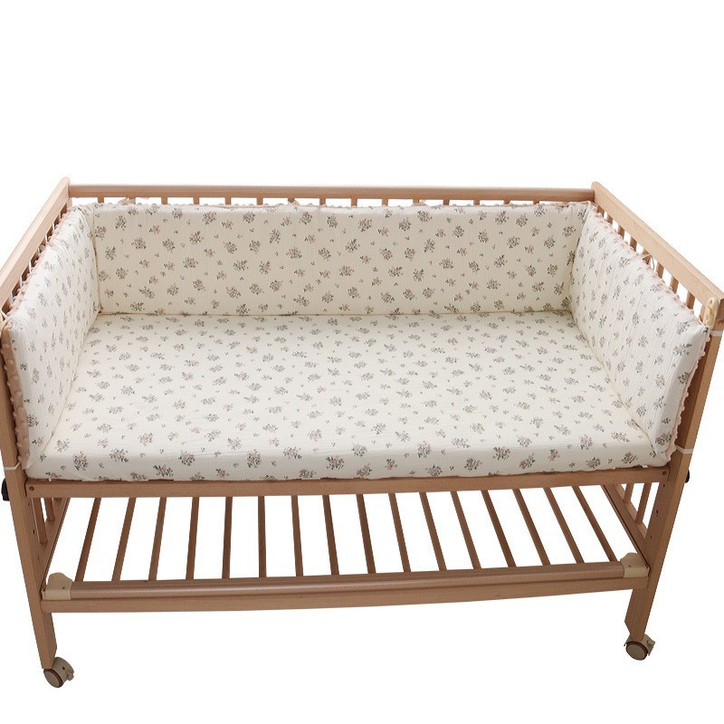 婴儿床床围软包a类宝宝床围栏防撞挡布儿童拼接床围挡加高可拆洗图3