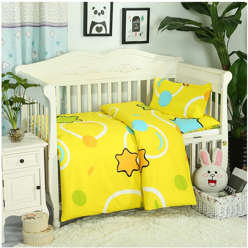 儿童幼儿园被子卡通全棉宝宝被套纯棉斜纹3件套床上用品六件套图3