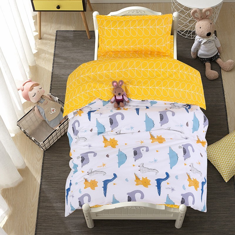 全棉幼儿园床品被子三件套纯棉儿童被褥被套六件套午睡套装图2