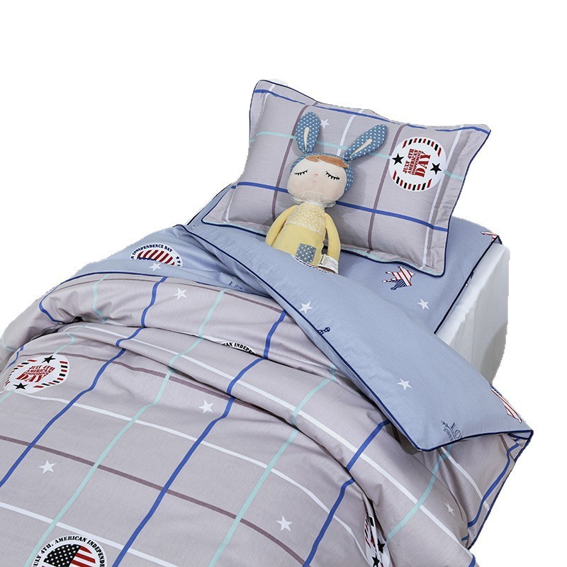 全棉幼儿园床品被子三件套纯棉儿童被褥被套六件套午睡套装图5