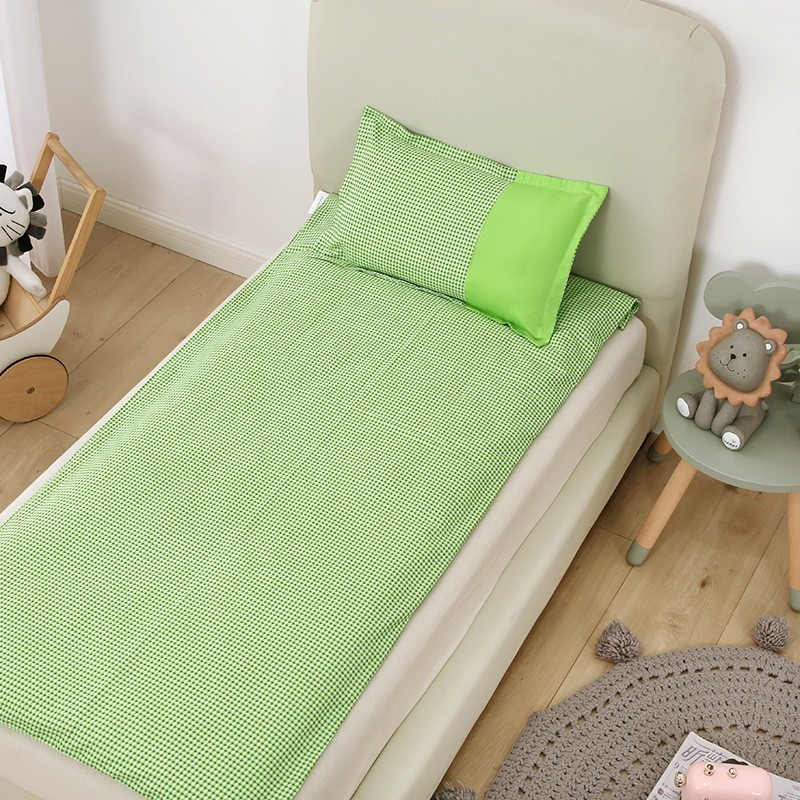 定制幼儿园被子三件套 纯棉儿童午睡被褥含芯 婴童床品六件套图4