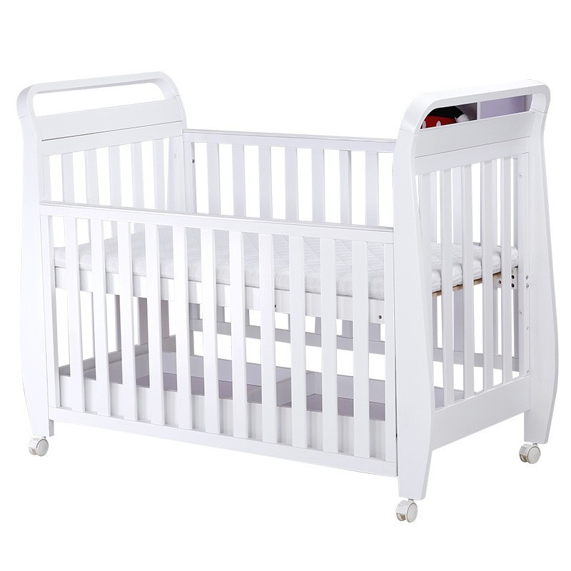 【定制】婴儿床拼接大床欧式移动式新生儿bb儿童床实木多功能小床图4