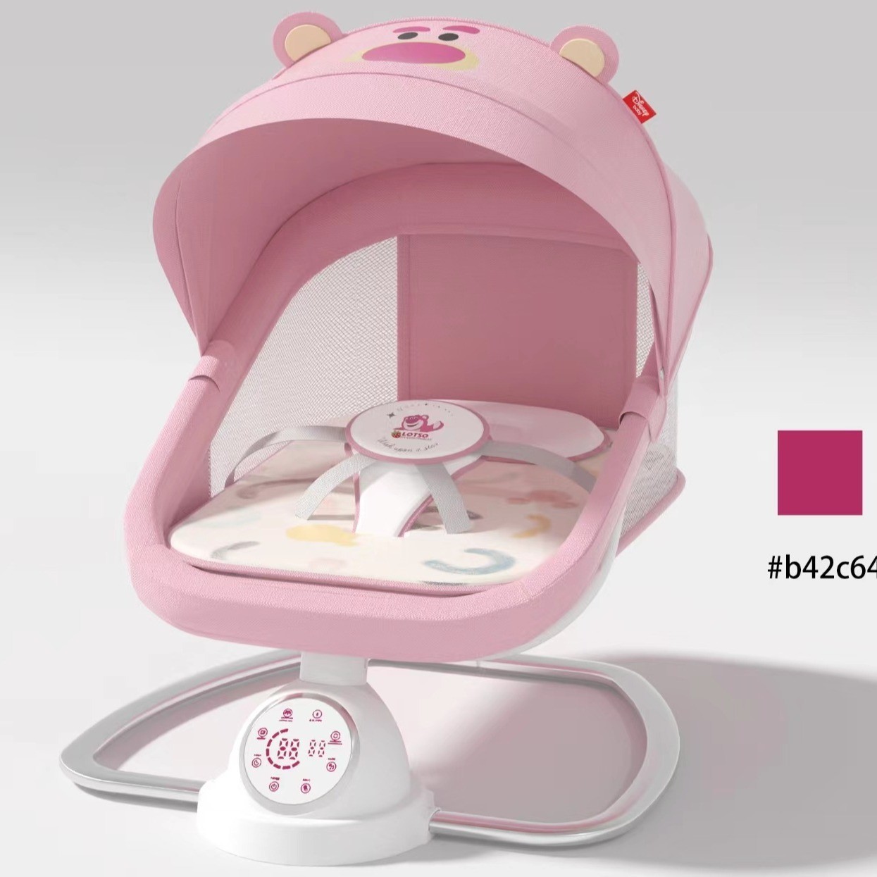 婴儿电动摇椅摇床源头厂家跨境摇篮哄娃睡新生儿安抚椅婴儿床图3