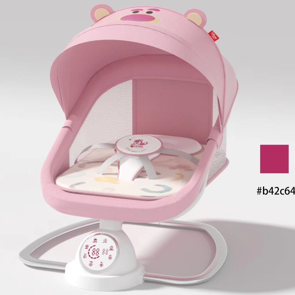 婴儿电动摇椅摇床源头厂家跨境摇篮哄娃睡新生儿安抚椅婴儿床图2