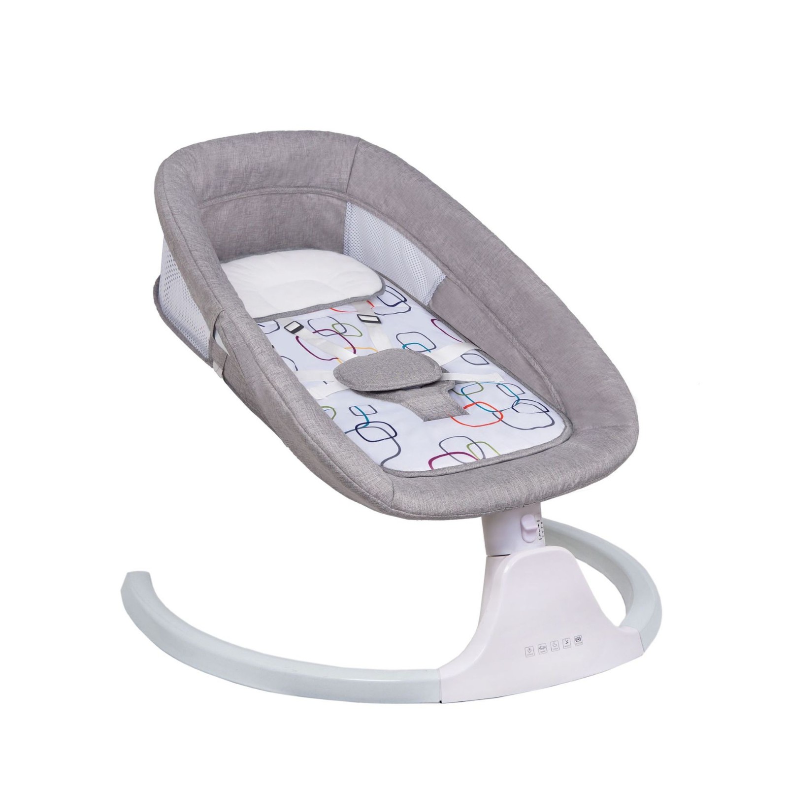 婴儿摇椅可平躺可调节角度宝宝摇床哄睡婴儿图2