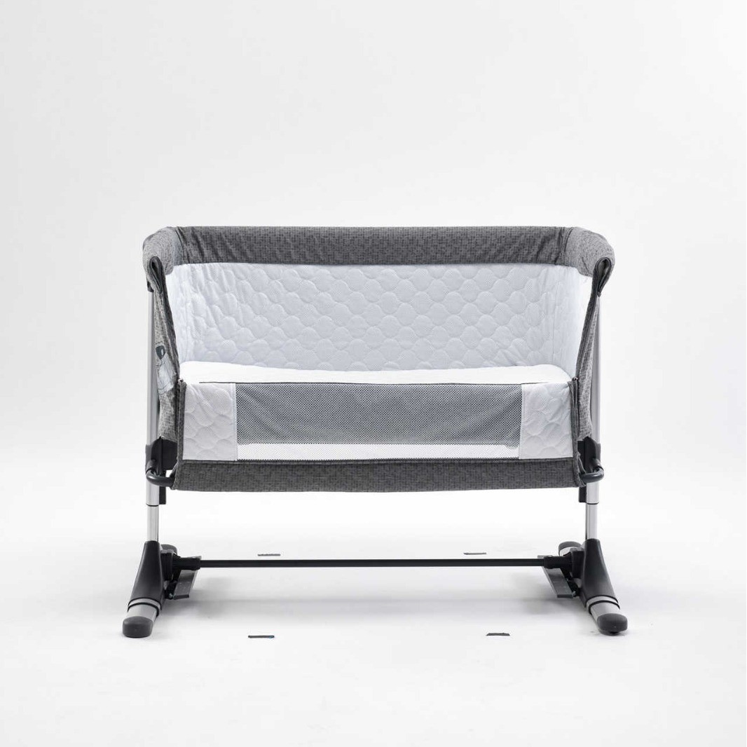 铝合金婴儿床便携可折叠新生儿床边床图2