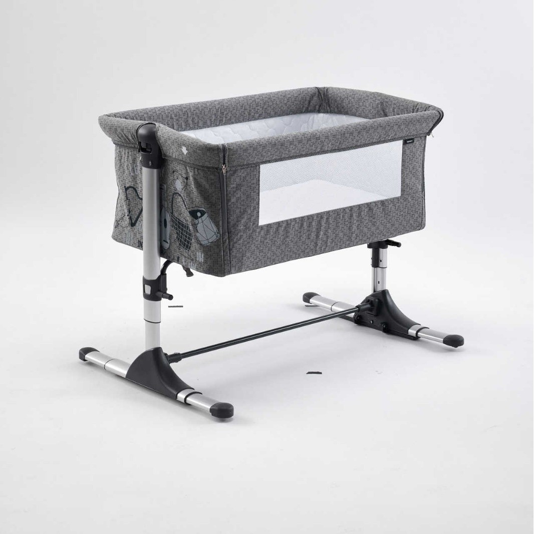 铝合金婴儿床便携可折叠新生儿床边床图4