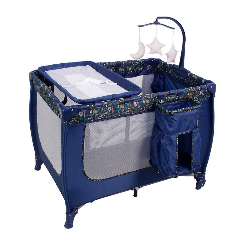 便携式婴儿床折叠移动可拼接大床摇篮床宝宝多功能新生儿游戏床图4