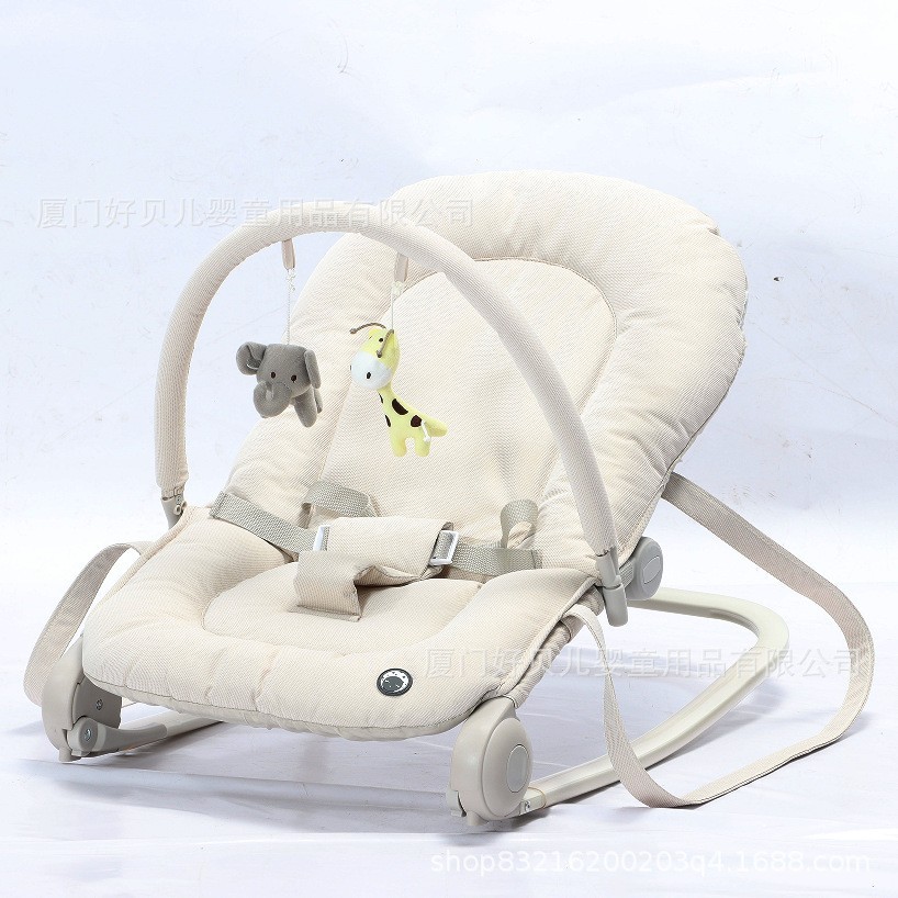便携式婴儿哄睡摇椅可折叠一键收合多功能宝宝摇篮哄娃躺椅厂家图2