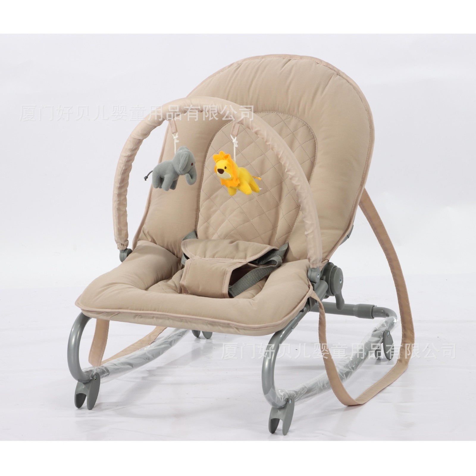 厂家定制婴儿摇椅带脚座方便固定哄娃神器宝宝摇椅已过测试可定制图2