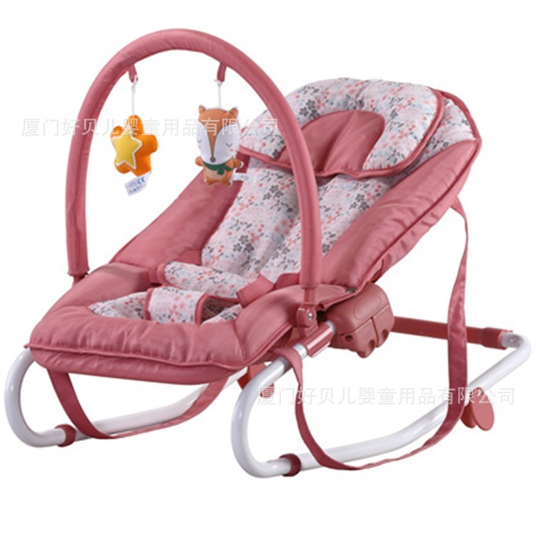 便携式婴儿哄睡摇椅可折叠一键收合多功能宝宝摇篮哄娃躺椅厂家图2
