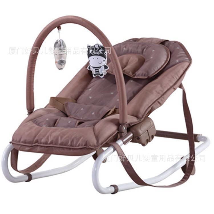 便携式婴儿哄睡摇椅可折叠一键收合多功能宝宝摇篮哄娃躺椅厂家图5