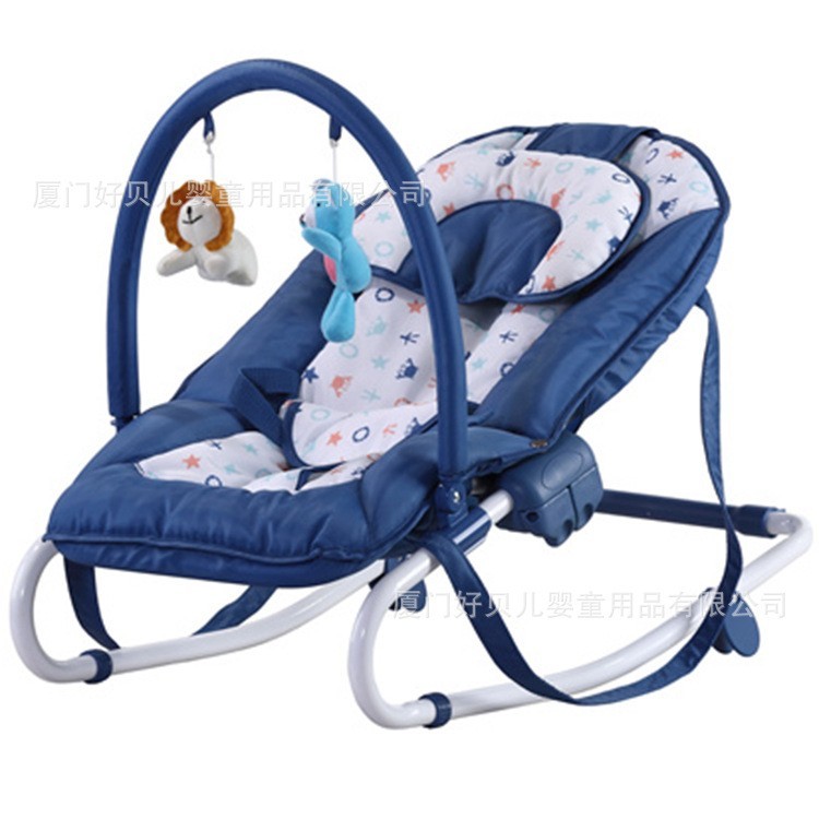 便携式婴儿哄睡摇椅可折叠一键收合多功能宝宝摇篮哄娃躺椅厂家图4
