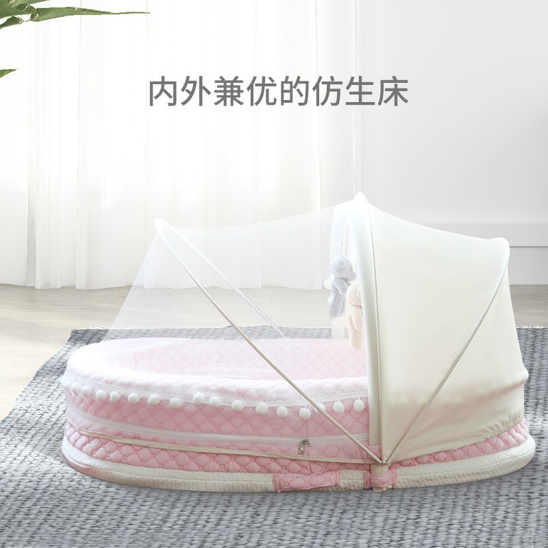 便携式床中床宝宝婴儿床可折叠新生儿睡床可移动仿生bb床上床防压图4