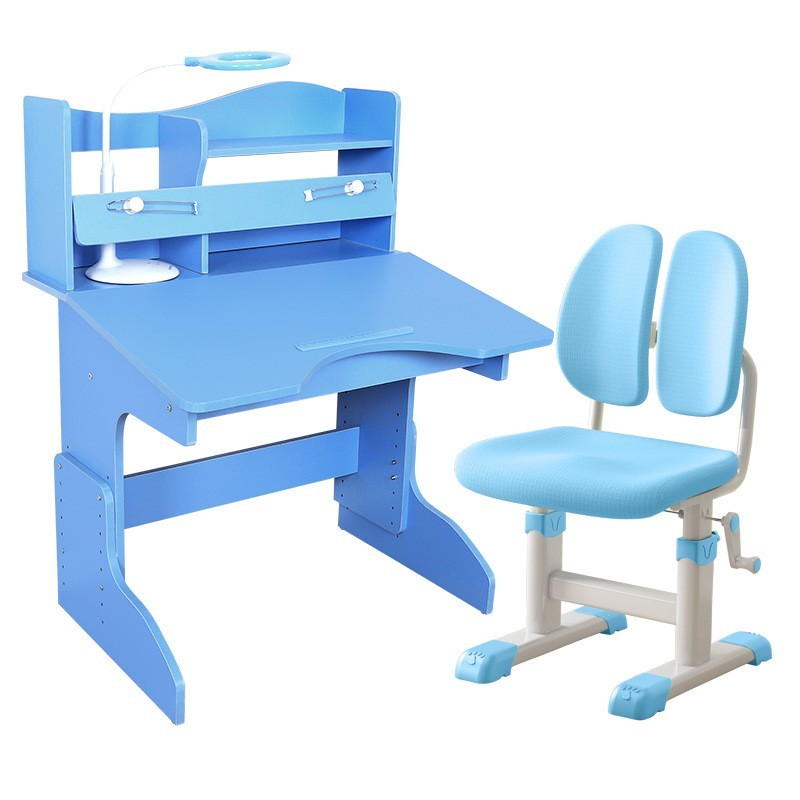 定制儿童写字桌椅幼儿园学习桌家用学生画画桌来图环保书桌课桌图2